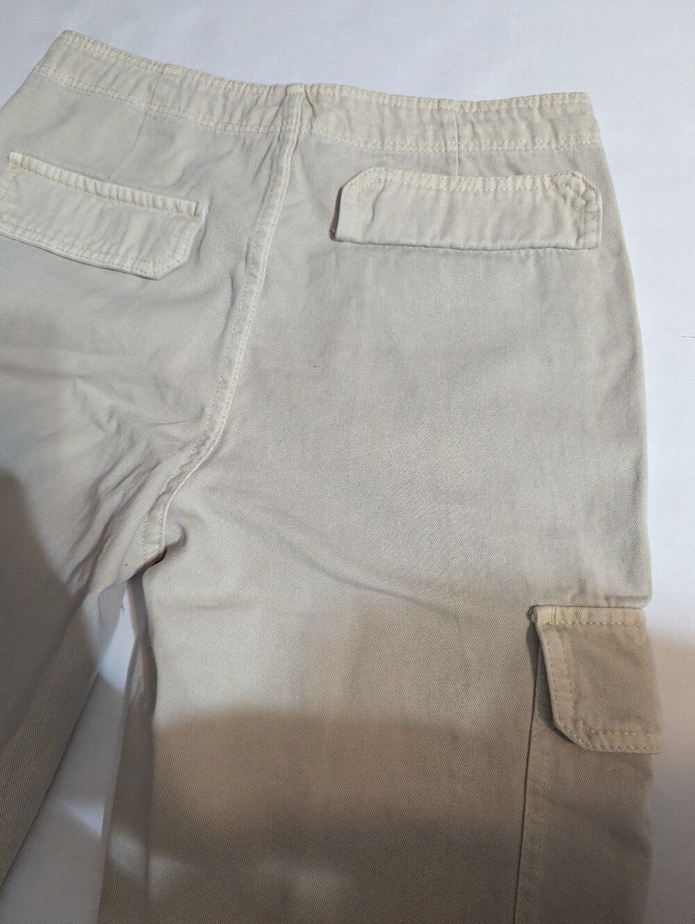Zara Women’s Beige Cargo Pants Wide Leg Utility Trousers Size 4 EUR 36 - Picture 12 of 13